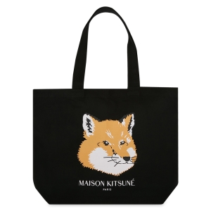 메종키츠네 폭스헤드 에크루 토트백_EU05110WW0008 P700