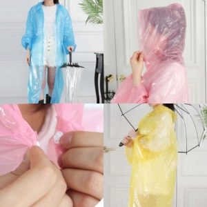 아이우먼 위쉬몰 CI 컬러풀일회용레인코트J087H303 빅사이즈