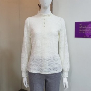 올리비아하슬러 DP01 진주 레이스 블라우스 OHCSBL101 S9854693