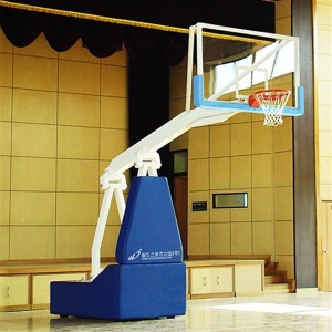 월드  전자동 기계식 농구대 WDB-1004 바퀴 자동 입 출몰식 NEW 일반형 220cm돌출