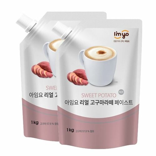아임요  리얼 고구마페이스트 1kg 2개세트 2개