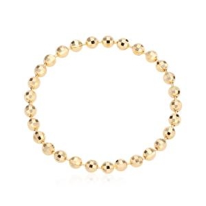 비앤비골드  14K 데일리 골드 도트볼 열송이 체인실반지 1.5mm IRR374
