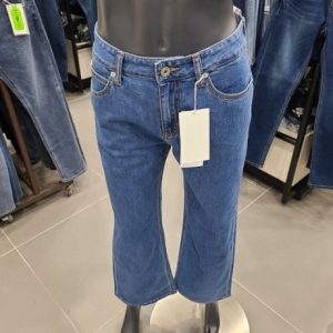 잠뱅이 여성 기본 바오스톤워싱 와이드핏 데님팬츠 AN2DTG469 25 미디엄블루