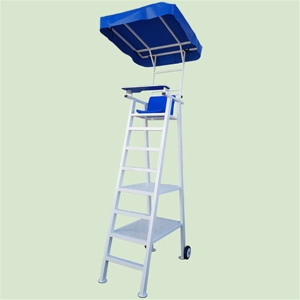 월드 테니스 심판대_경기용_WDB-1473 그늘막-타포린커버 의자 중공성형좌판 바퀴부착형 이동식