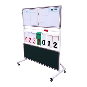 월드 다목적 점수판 WDC-2305 3자리표시 바퀴이동식 세트별 득점기록용 보드판 경기메모용 칠판