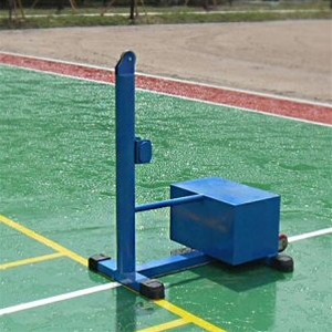 우리  족구지주 70kg WR3200_2개1조_규격_H1100mm 중량 70kg 시합용 이동식 우레탄바퀴 족구 지주 네트별도