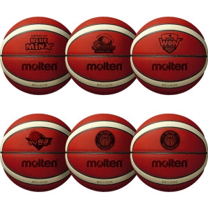 몰텐  BG5000-WKBL+구단로고 6호 농구공 WKBL프로농구 사용구