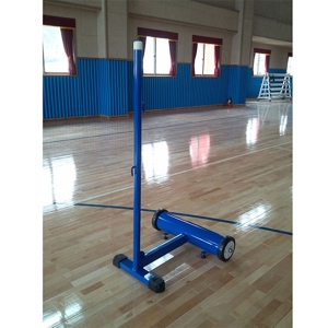 월드  배드민턴지주 이동식 WDB-1311 실내외 이동식 밀림방지 옆면 우레탄 바퀴 부착