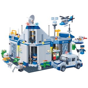 조이  반바오 블록  경찰서 경찰서만들기 유아블록