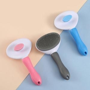 원터치 슬리커 강아지 브러쉬