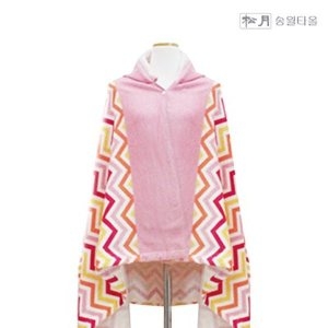 송월타월  송월 코랄 후드 비치가운 판초타올 성인용