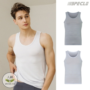 스페클로 아이스핏 인견 남성 런닝 남자 민소매 쿨 여름 나시 런닝셔츠 메리야스 1매