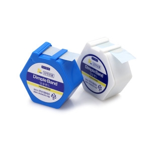 티엠에프 딤플밴드 15mm 70매 원형 습윤 밴드 주사 상처 방수 채혈 패치 반창고
