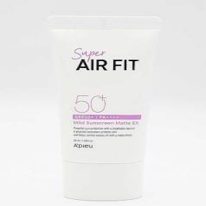 어퓨 슈퍼에어핏 마일드 선크림 노세범 EX 50ml
