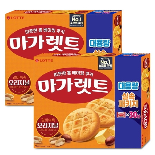 롯데제과  롯데 마가렛트 오리지널 대용량