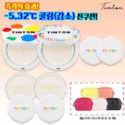 틴톤 대왕 쿨링 선쿠션 25g x 4개 + 아가타 크로스백