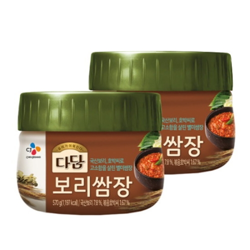 백설 다담 보리쌈장 570g