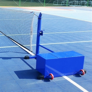 월드  테니스 지주 이동식 WDB_1551 실내외 이동식 상단 알루미늄 로라 일반형 네트줄감기 부착