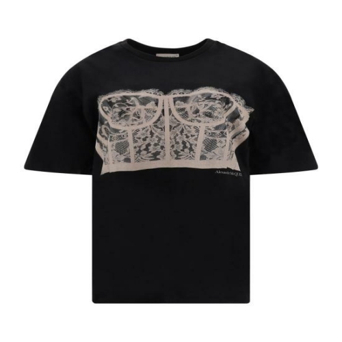 알렉산더맥퀸 레이스 반팔 티셔츠_689062QZAFC0541