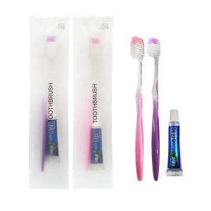 LG생활건강 페리오 대용량 일회용 고급 미세모 5g 치약 칫솔세트