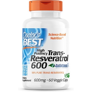 닥터스베스트 고효능 트랜스 레스베라트롤 600mg 60캡슐