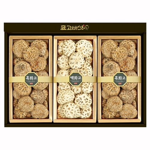 자연식탁  국내산 참나무 표고버섯 선물세트 자연6호 510g