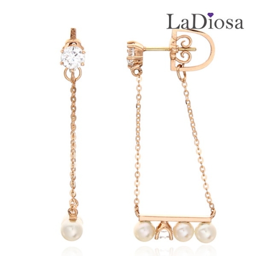 18K 라디오사 진주 귀걸이 LK18OP-172E