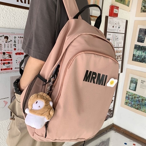 오너클랜 썸앤 큰지퍼 캐주얼 백팩 대학생 새학기 준비 여행용 가방 W8EBED3