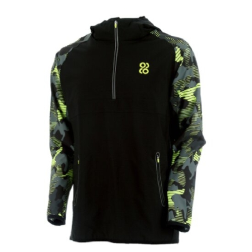 비트로 남성용 신축성 우수한 바람막이형 아노락 PZJK12082_BK