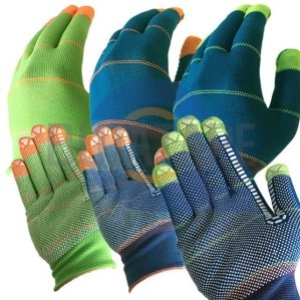 천일  PVC 도트 팜 코팅 매니큐어 캐셔 장갑 10켤레