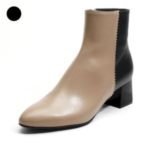 세라 SAERA  S20A473  콤비가죽 앵글부츠