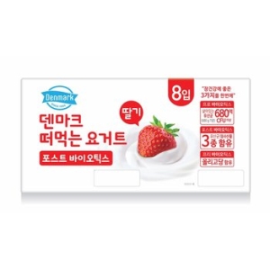 덴마크 떠먹는 요거트 포스트바이오틱스 딸기 85g8