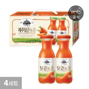 가야농장 제주당근농장 180ml 12병 4세트