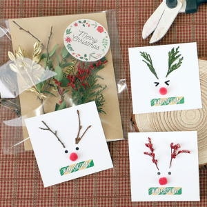 미스타이니  메리크리스마스 DIY 미니카드 만들기 세트