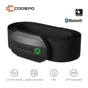 가민  CooSpo-H808S 심박수 센서 듀얼 모드 ANT 블루투스 및 가슴 스트랩 와후 Zwift 스포츠 모니터 사이클