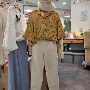 스테파니 라이브쇼핑 10094591 몰01싸라꽃반팔난방A23SH3602 트렌디한 쇼핑리더