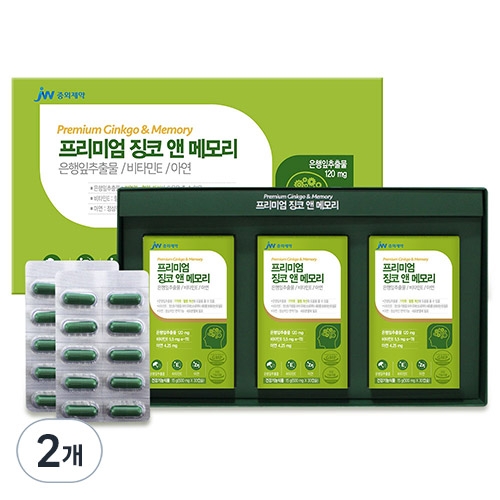 JW중외제약 프리미엄 징코 앤 메모리 30캡슐