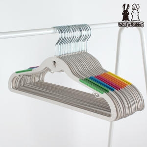 화이트래빗  디자인 논슬립 옷걸이