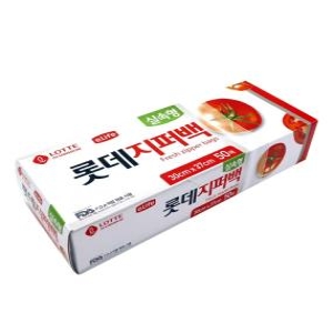 롯데  실속형 지퍼팩 30x37 50매