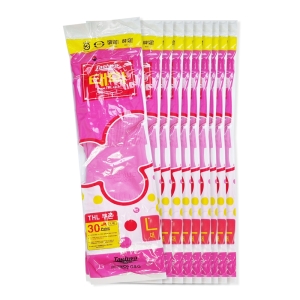 태화  고무장갑 대 L 10개 핑크