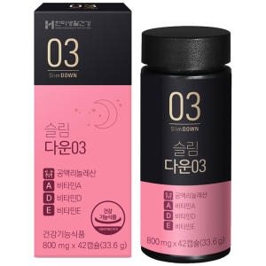 한미생활건강 슬림다운 03 800mg 42캡슐
