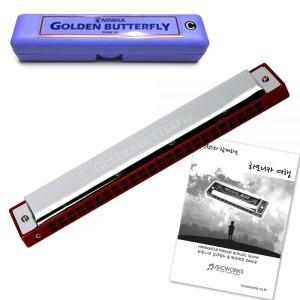 미화  하모니카 골든버터플라이 C 24홀 복음트레몰로