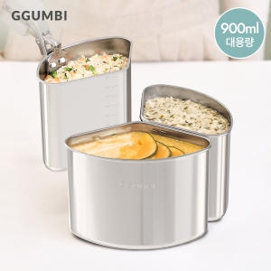 꿈비 스테인리스 이유식내솥 이유식내솥3P+클린커버3P