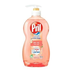 프릴 맑은식초 주방세제 상큼한 라임 750ml