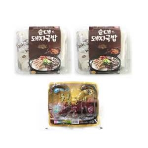 해드림  순대 돼지국밥 1.25kg 2팩 + 찰순대 1kg