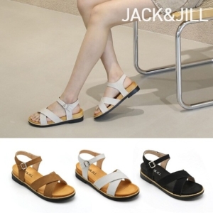 잭앤질 발편한 찍찍이 플랫샌들 JB3Z362