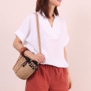 시드마켓 브이 셔츠 블라우스 3055979S 빅사이