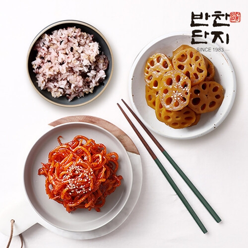 반찬단지  진미채무침1kg+연근조림1kg