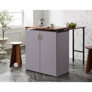 멀바우 원목상판 확장형 아일랜드 홈바 83cm 2색 주방 24평 인테리어 사각