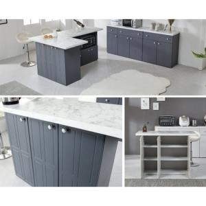 북유럽 대리석패턴 아일랜드식탁 홈바1200 2컬러 빈티지 보조 아파트 고급